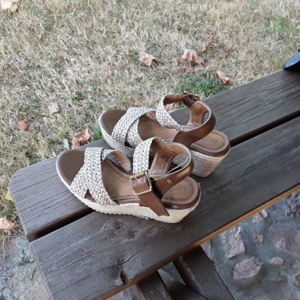 Sandalias Cuña Rafia Refresh | IDARA - Tienda online de calzados