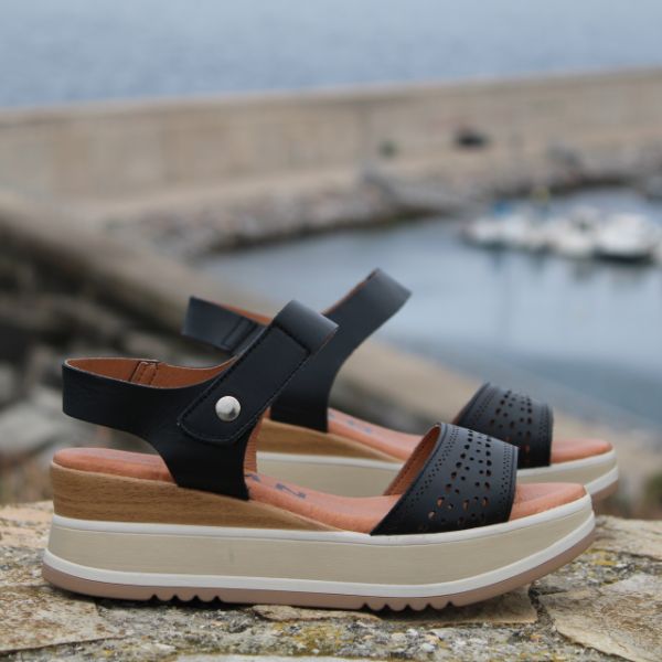 Sandalias Plataforma Velcro | IDARA - Tienda online de calzados
