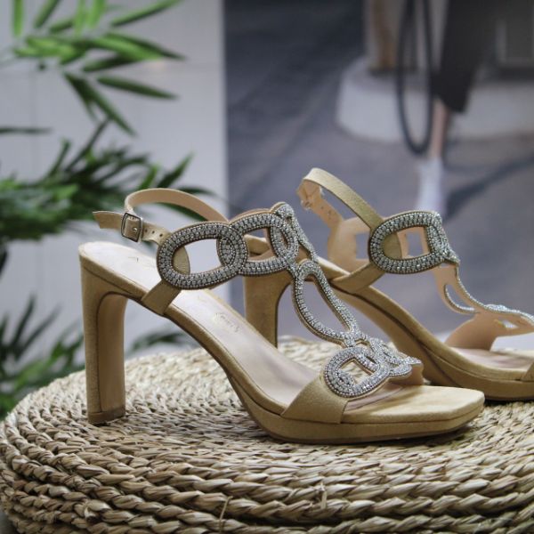 Sandalias Strass Fiesta | IDARA - Tienda online de calzados