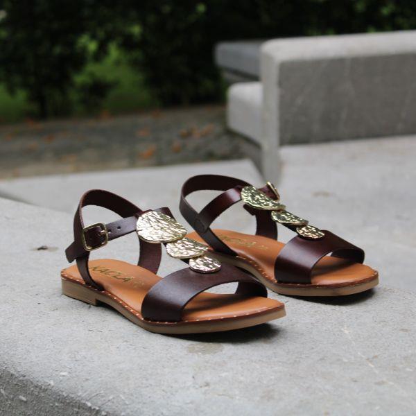 Sandalias Adornos Metálicos Kaola