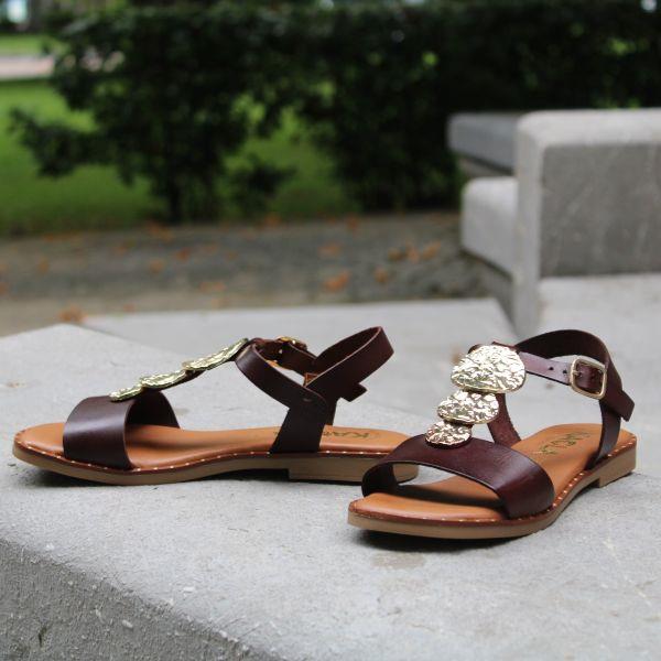 Sandalias Adornos Metálicos Kaola