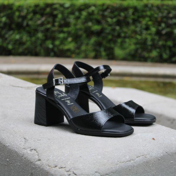 Sandalias Tacón Negras Oh My Sandals 