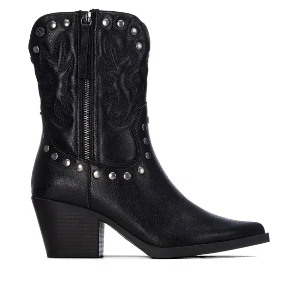 Botín Tachas Negro Xti 