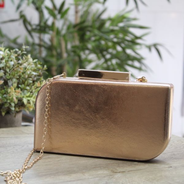 Clutch Metalizado Cadena 
