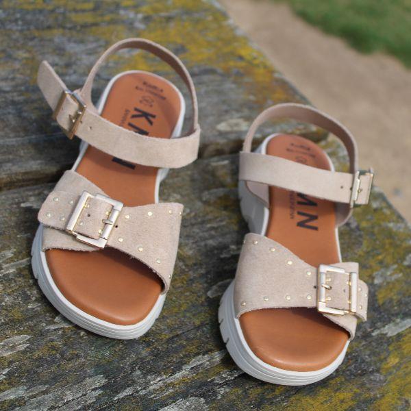 Sandalias Plataforma Piel Kamina 