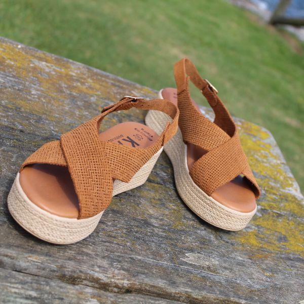 Sandalias Plataforma Piel Kamina 