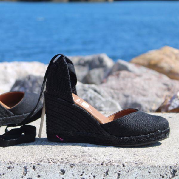 Valencianas Cinta Cuña Negra 