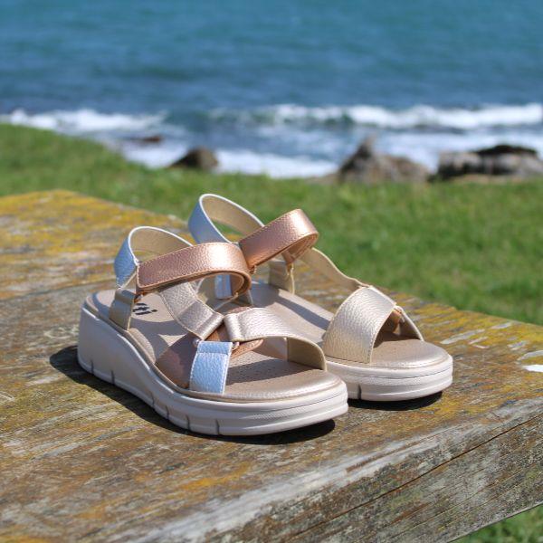 Sandalias Cuña Mujer Xti 