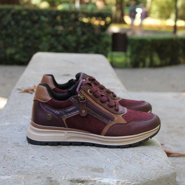 Deportivas Mujer Refresh Burdeos 