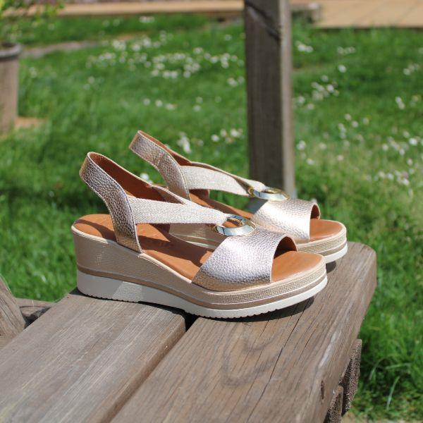 Sandalias Piel Aro Kaola 
